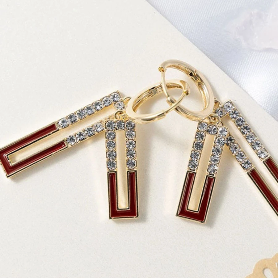 铜合金合成锆石耳饰 铜合金耳饰YF240