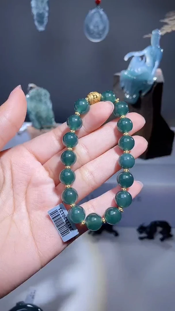 未镶嵌手串翡翠手串