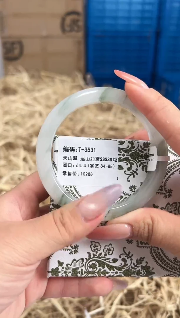 未镶嵌手镯石英质玉T-3531
