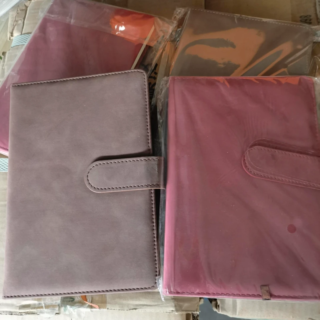 1-1-A5 搭扣平装本 3本/96张 横线  旧日历 瑕疵 介意勿拍