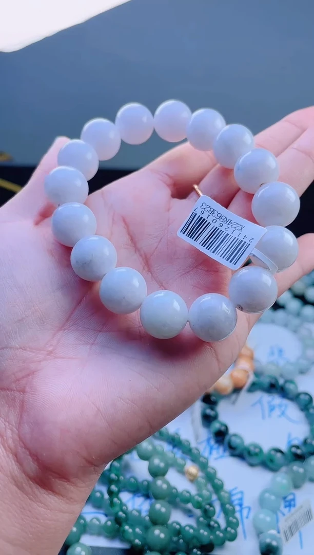 未镶嵌手链翡翠珠串