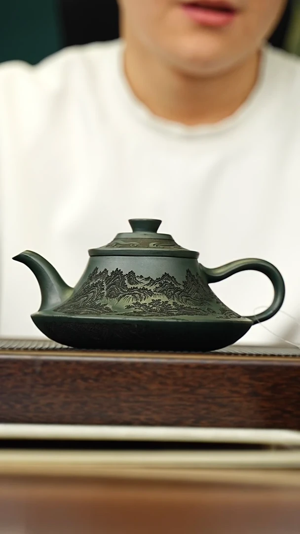 茶壶紫砂宜兴原矿 手工 紫砂壶容量380CC