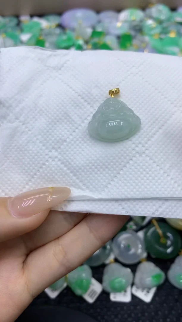 颈饰未镶嵌翡翠天然缅甸翡翠A货