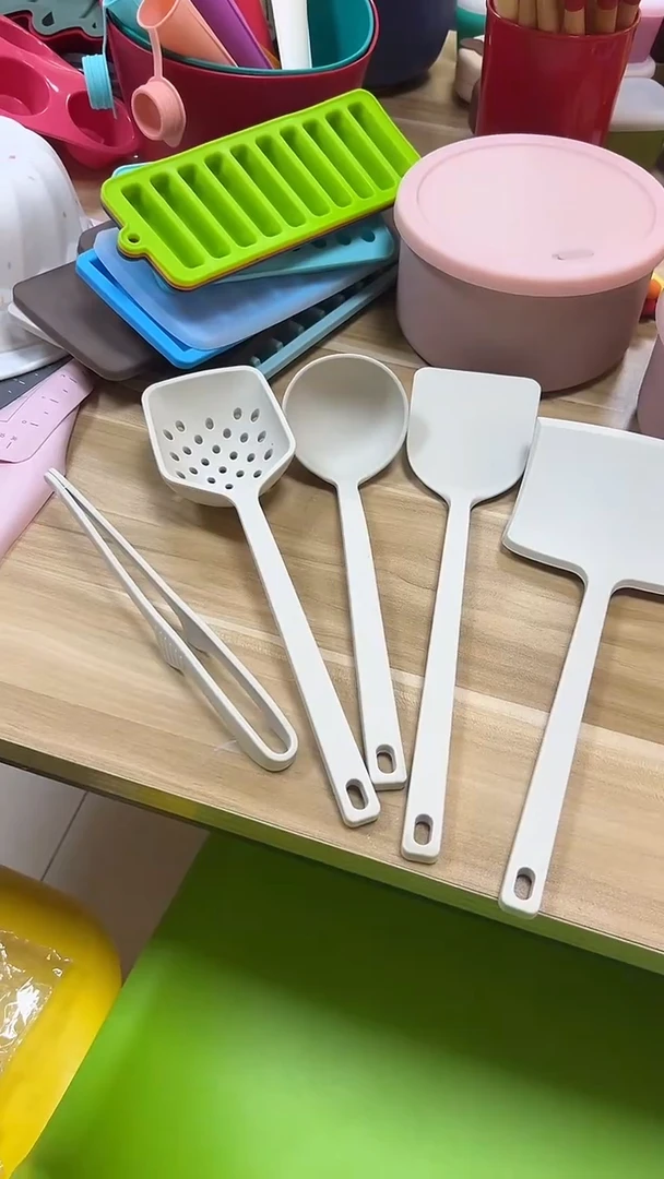 硅胶5PC-白色-全包五件套厨具