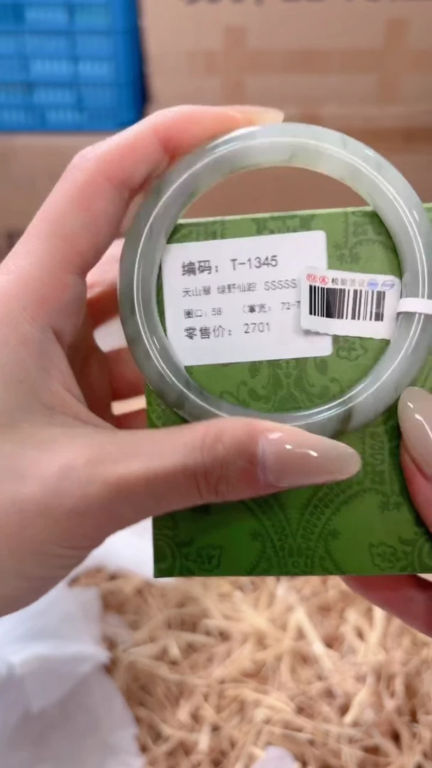 未镶嵌手镯石英质玉T-1345