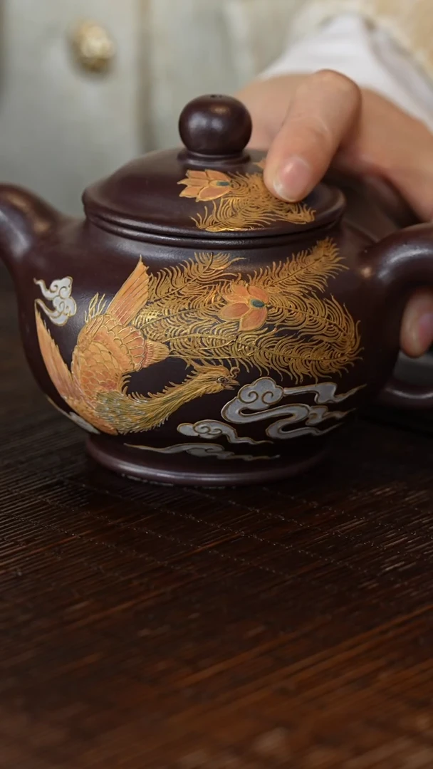 茶壶紫砂宜兴紫砂壶yjy049