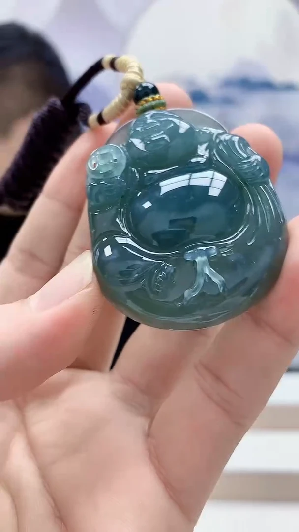 未镶嵌定制翡翠4898bb-毛货挂件42