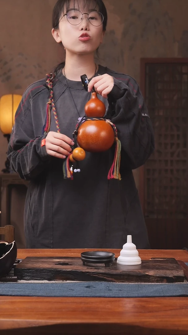 1755号精品大漆葫芦防腐防渗装水茶酒