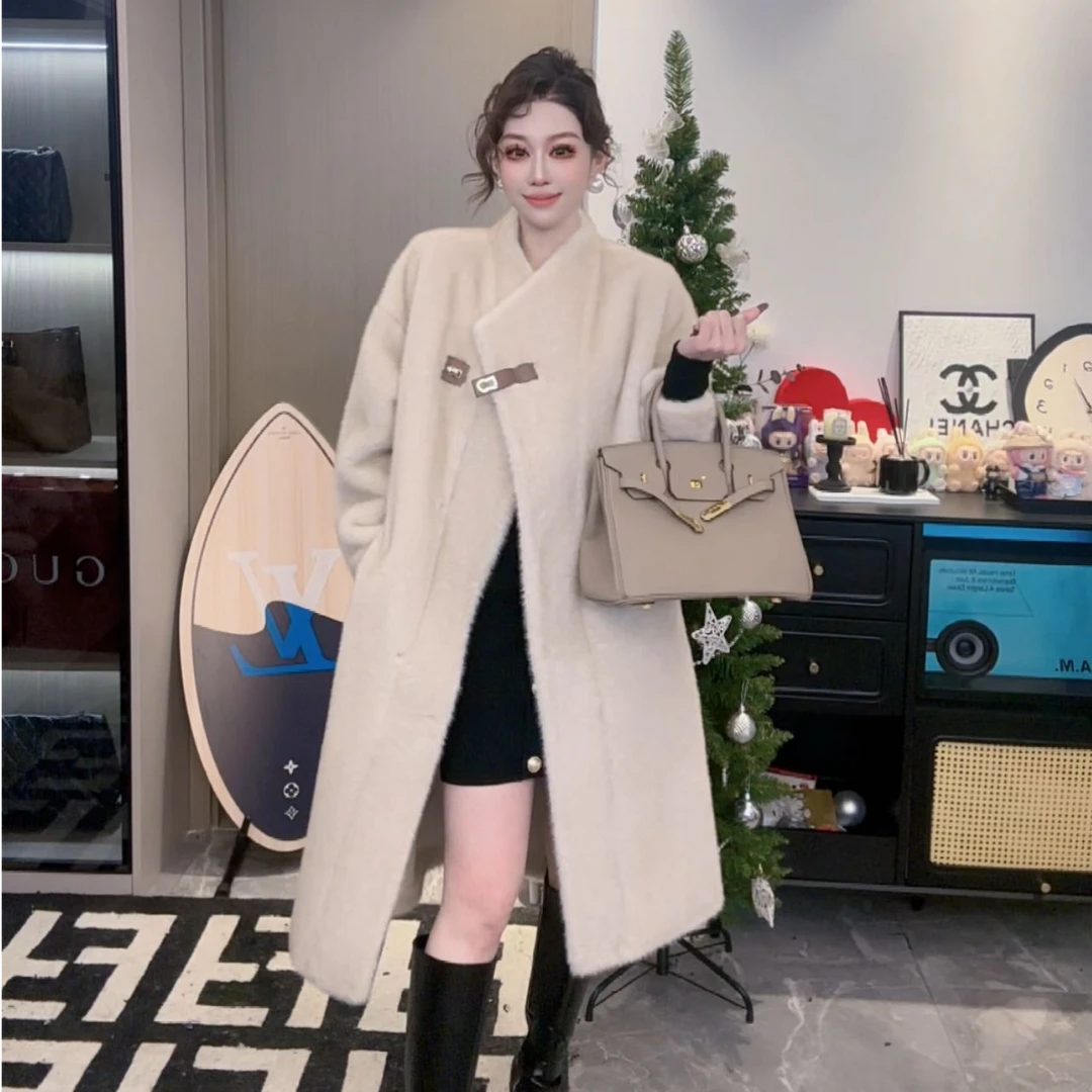 【清仓】法式复古毛毛外套冬日必入轻奢冬季798656