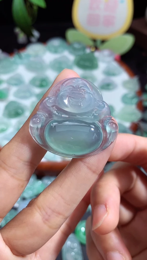 颈饰未镶嵌翡翠佛公