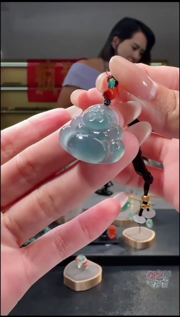 吊坠(不含链)未镶嵌翡翠纯天然A货翡翠佛公（多样性发其一）