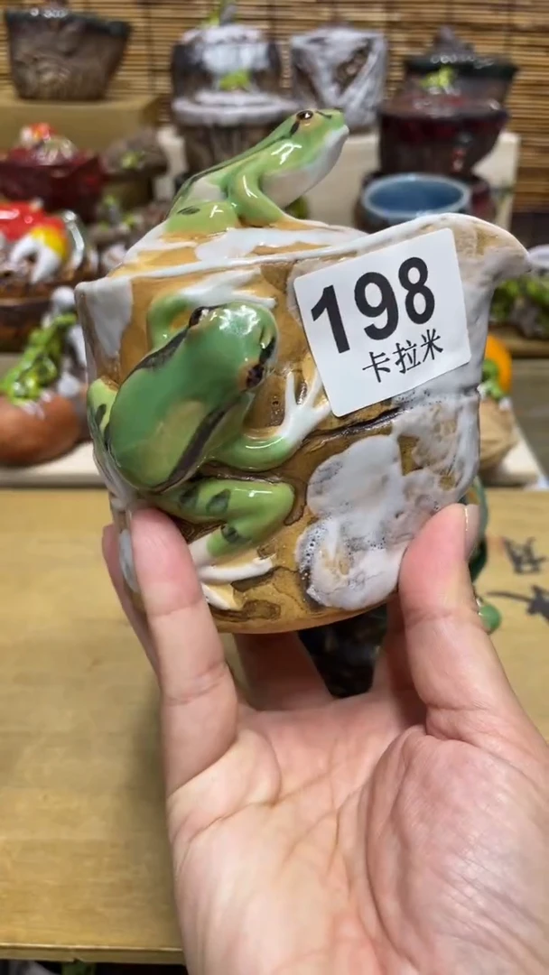 用****8198精美粗陶手工柴烧