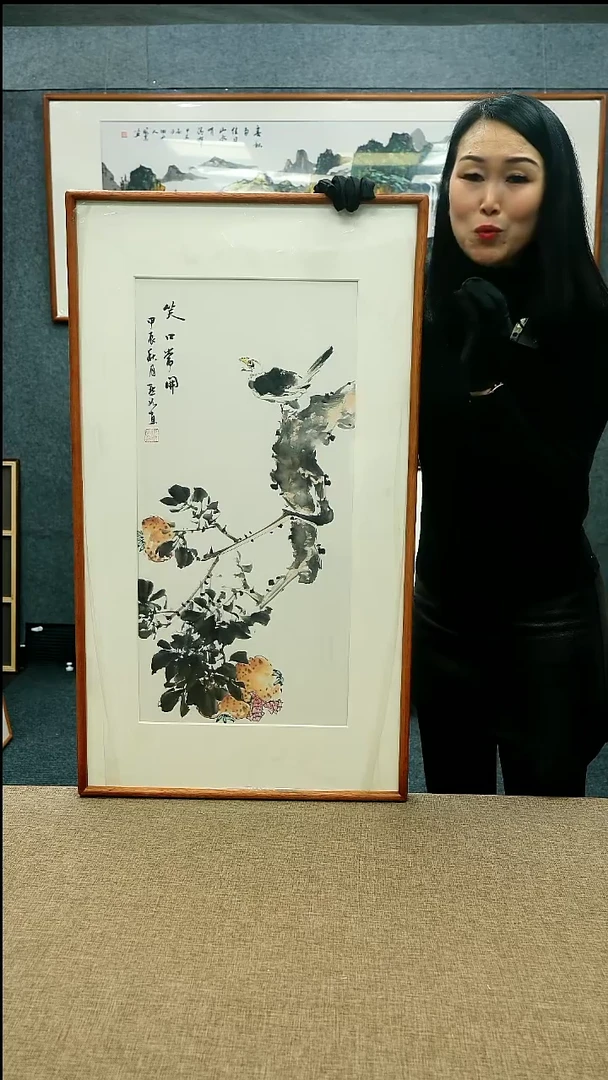 【闪购商品】国画52*92陈默如老师花鸟