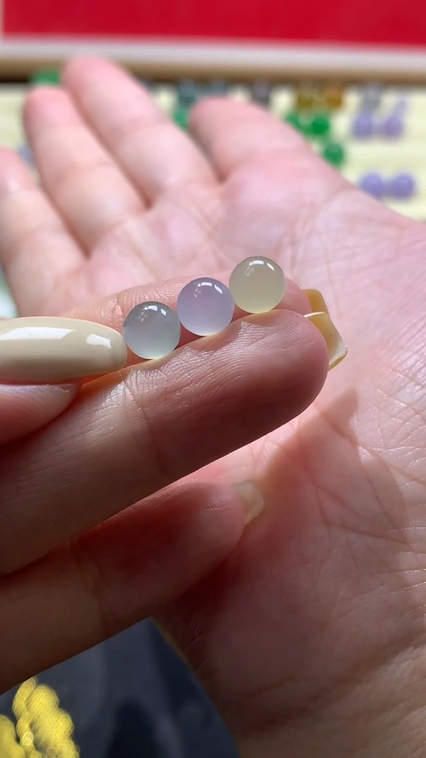 未镶嵌定制翡翠卡6.2-6.3mm