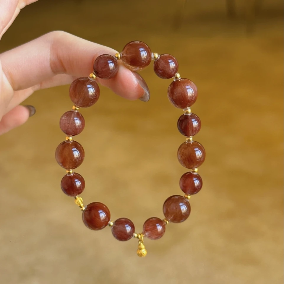 水晶手串-18K金-卡9+mm-SLQ43-BK|BSJ3