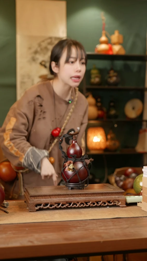 303号精品天然大漆酒葫芦一物一拍~