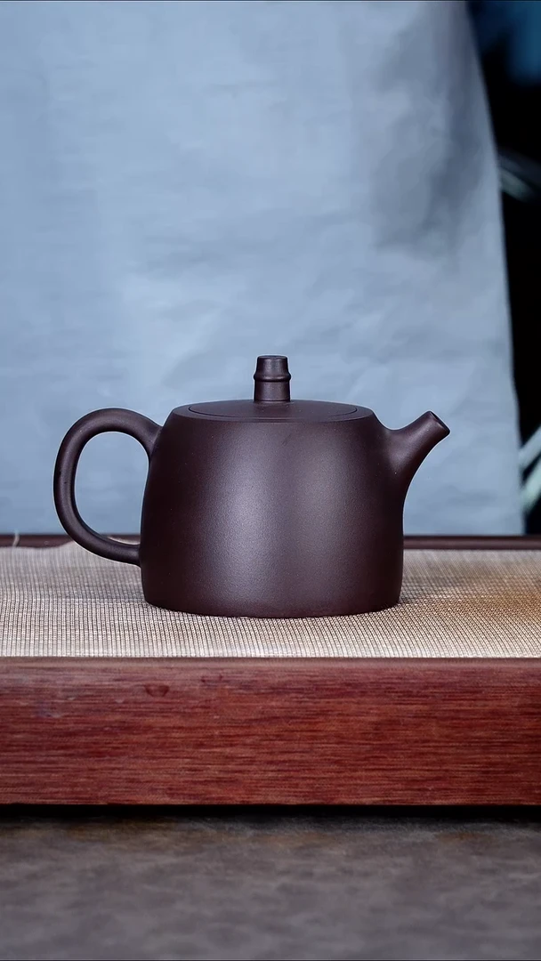 茶壶紫砂岁***?紫茄泥汉铎