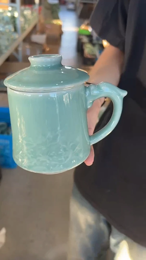 龙泉云间青瓷小米茶器