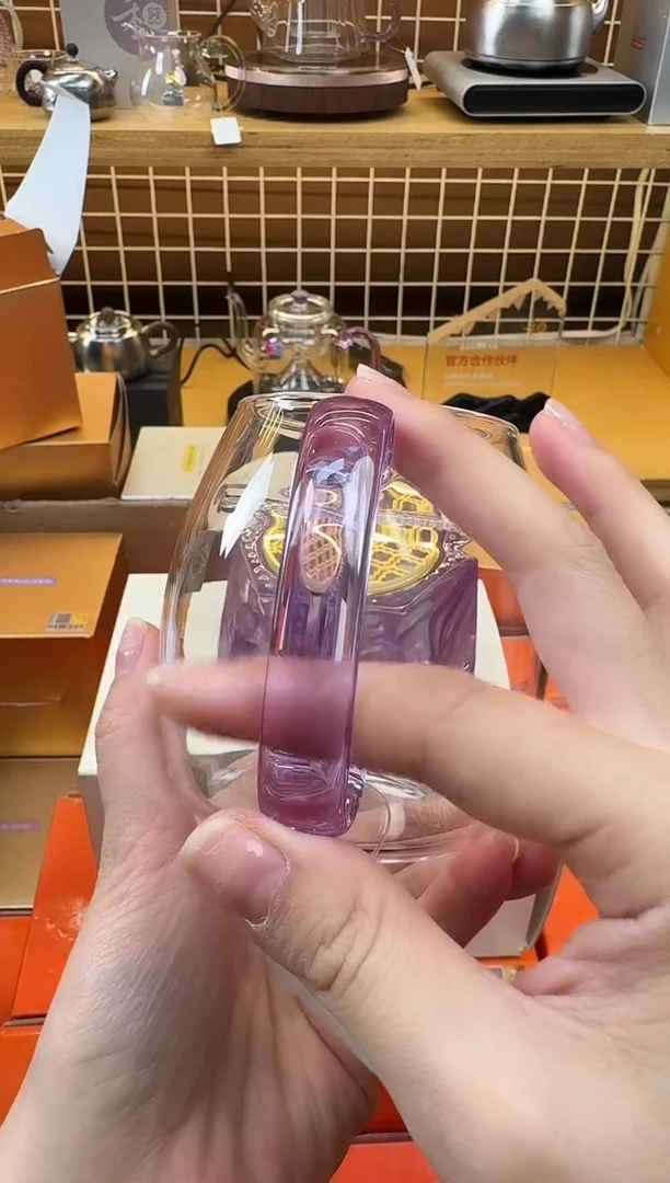 @@禾器晶彩泰然月牙浅紫色