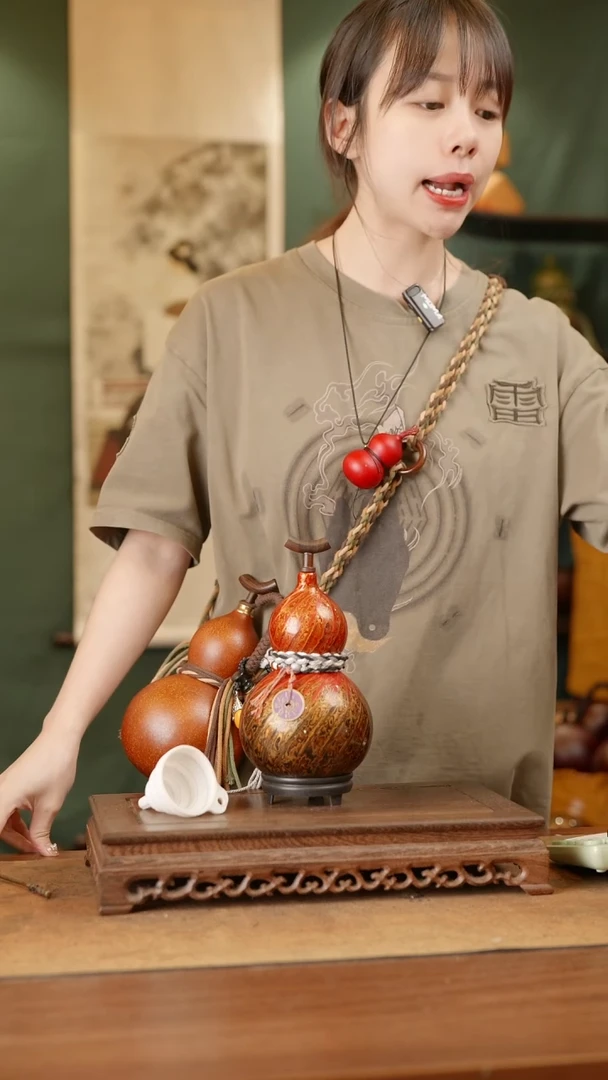 299号精品天然大漆酒葫芦一物一拍~
