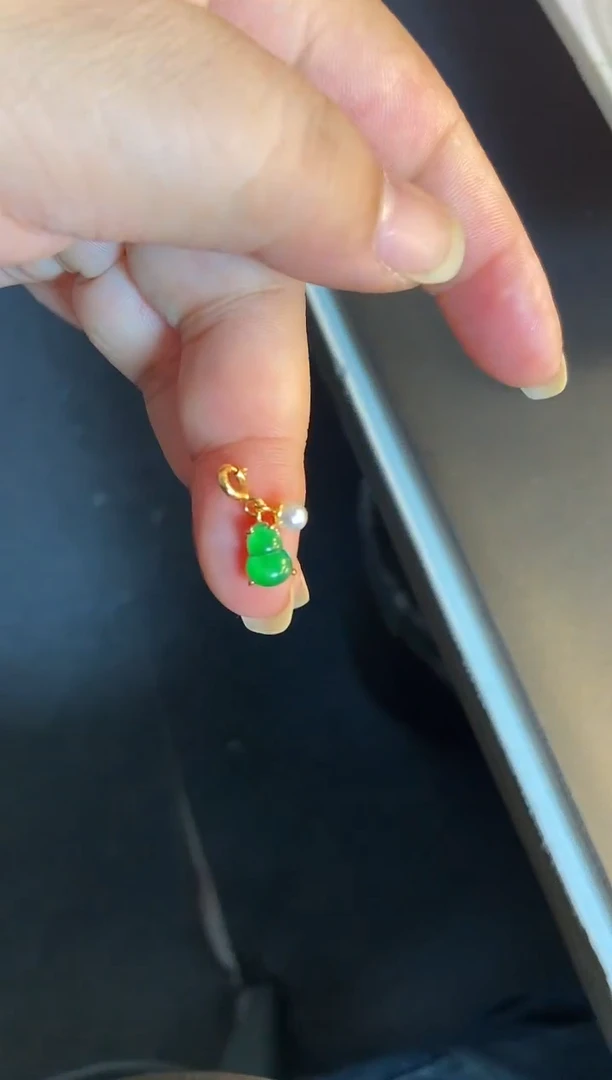 吊坠(不含链)银S925镶嵌翡翠1