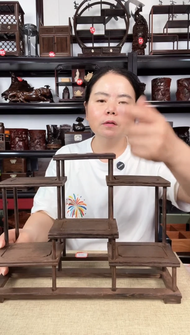 木鸡翅木六连老李红木工艺品