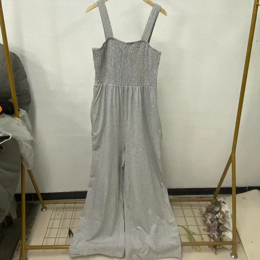 唯琳剪标   8仓B6-4-142款   灰色无袖连体裤