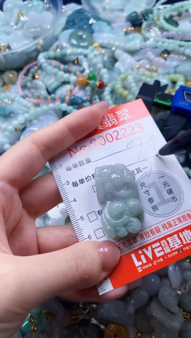翡翠未镶嵌吊坠(不含链)2223