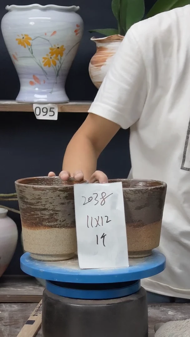 景德镇花盆默认微瑕2038