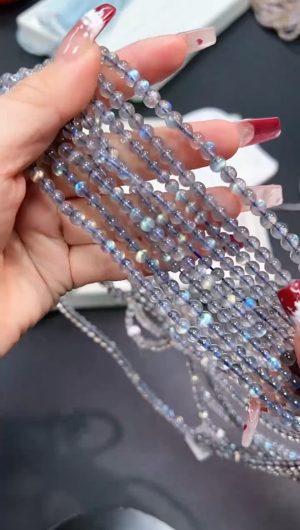 【闪购商品】长石手串未镶嵌12c多样性发其一/1条默认微瑕