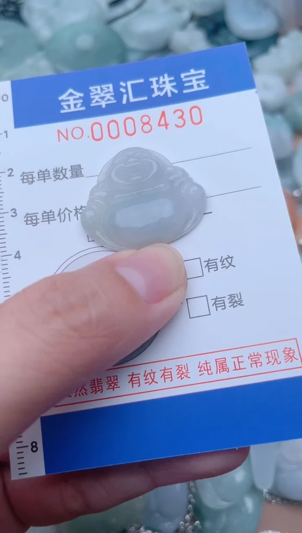 颈饰未镶嵌翡翠8430
