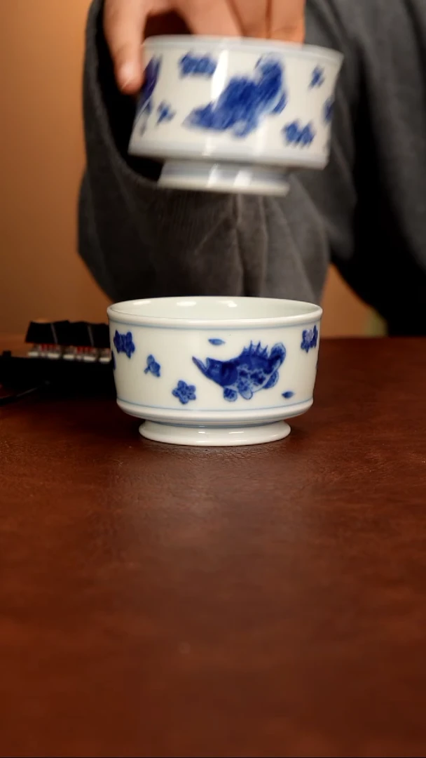 景德镇青花瓷手绘茶具