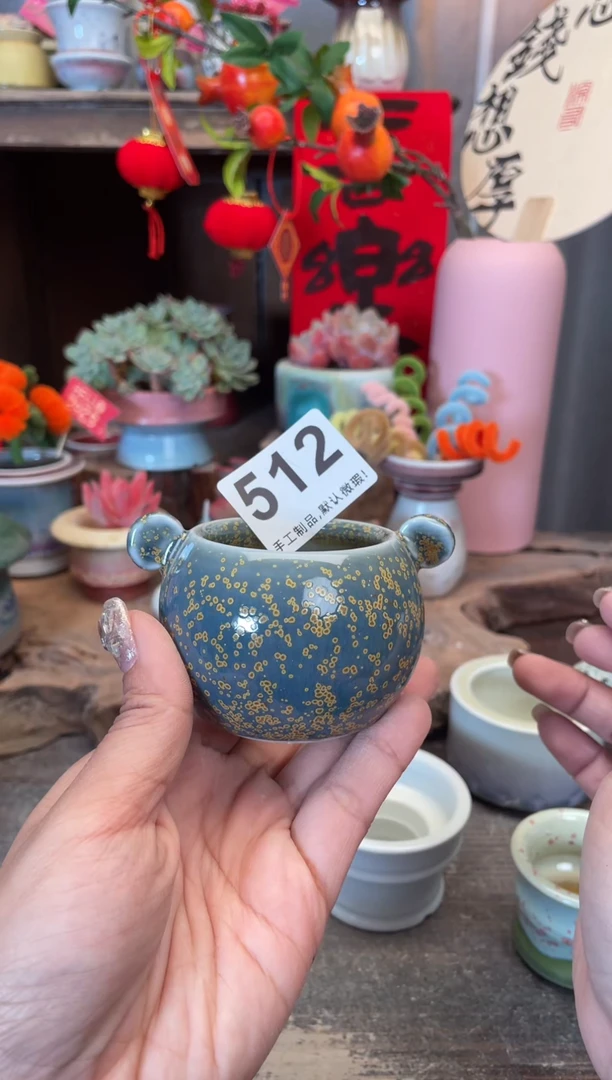 【闪购商品】摆件51小芳花盆直播编号2