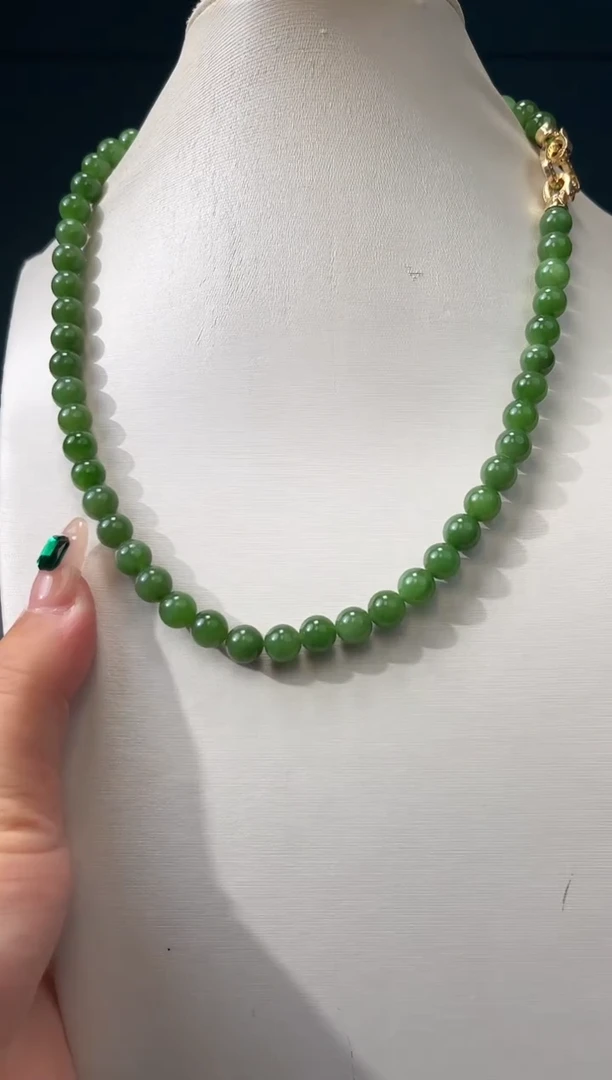 和田玉未镶嵌颈饰项链7+