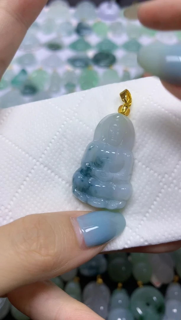 翡翠未镶嵌颈饰天然翡翠A货