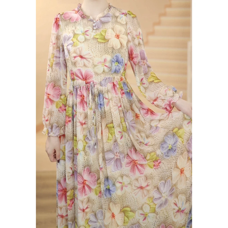 2025年法式高级显瘦定制连衣裙夏季新款【X4073】-Song