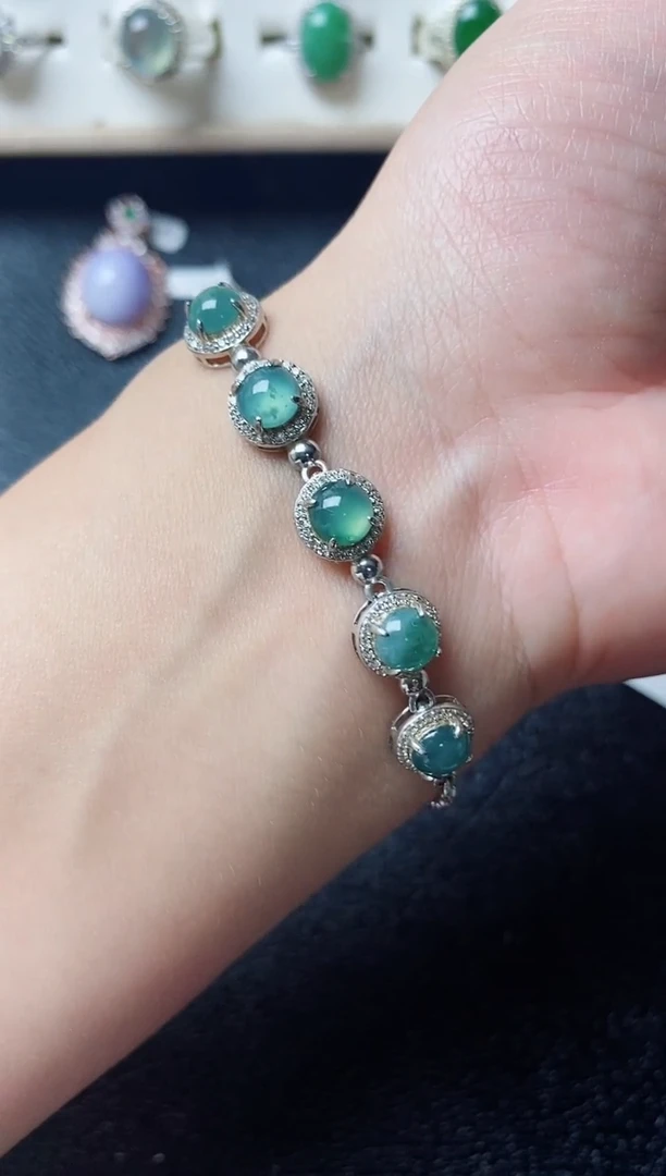 【闪购商品】翡翠戒指银S925镶嵌11111