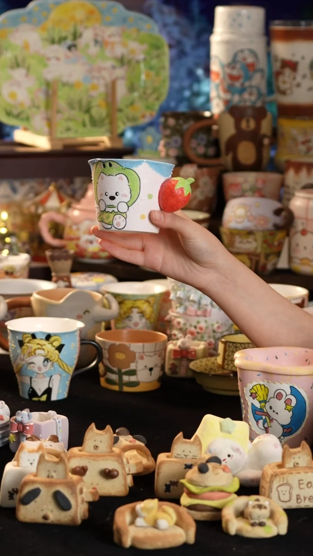 其他陶景德镇釉下彩手绘设计师款陶瓷