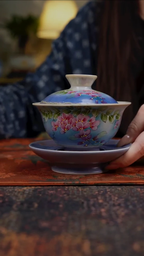 杯景德镇陶瓷杯碗柴烧多人