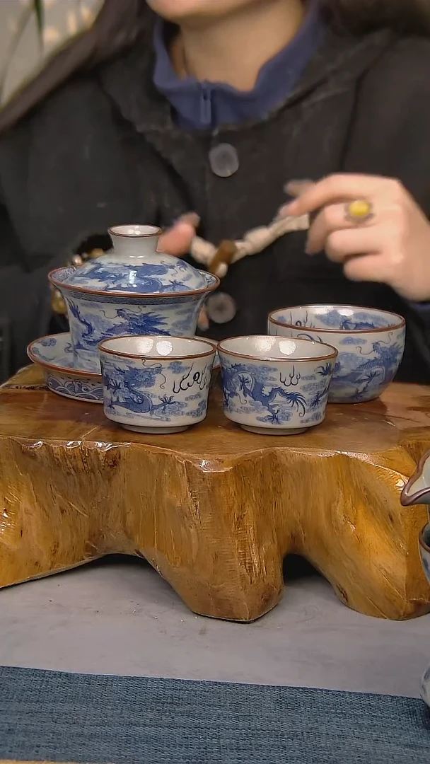 【闪购商品】4件套陶瓷茶具家用简装系列