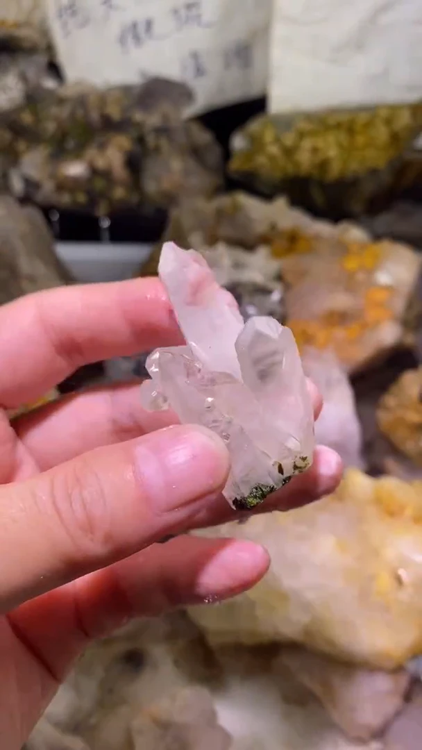 未镶嵌珠宝半成品水晶45号美姑超七花园水晶