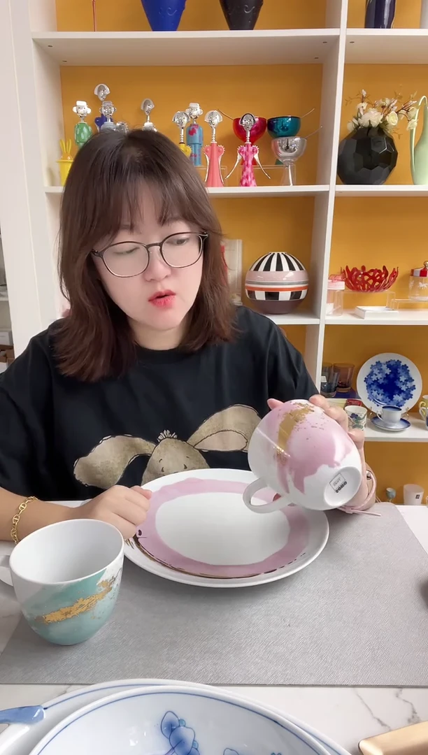 2个 意大利敦迪 水滴 饭碗13cm