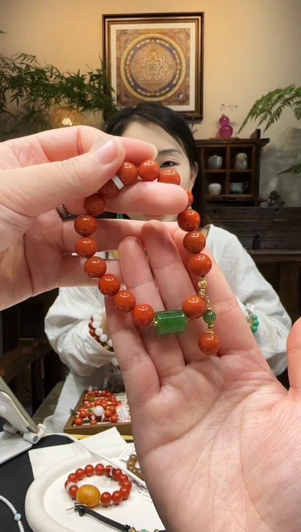 未镶嵌手链南红玛瑙手链