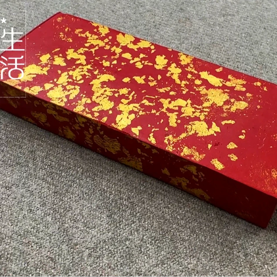 天然原矿 朱砂色朱砂墨 文房四宝 墨锭 色墨