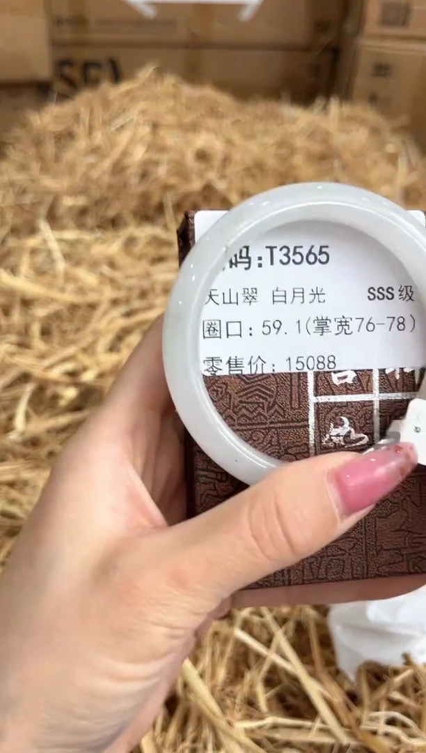 未镶嵌手镯石英质玉T3565