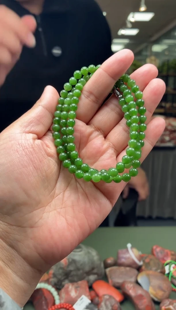 颈饰未镶嵌和田玉一条约6mm 多样性发货