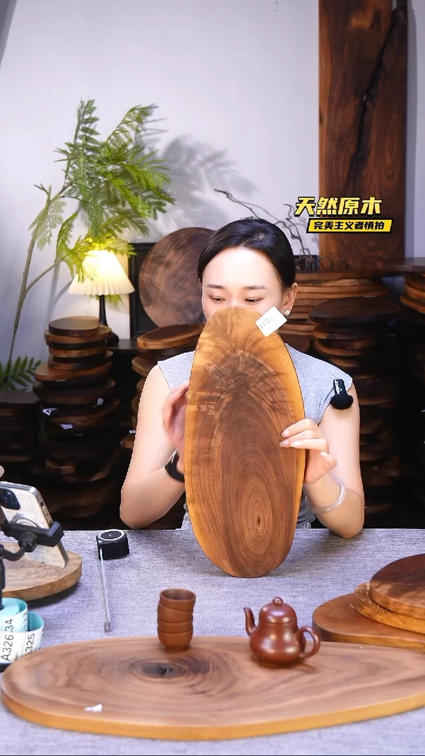 木北美黑胡桃原木.干裂疤结不属于商品质量问题完美主义者慎拍1