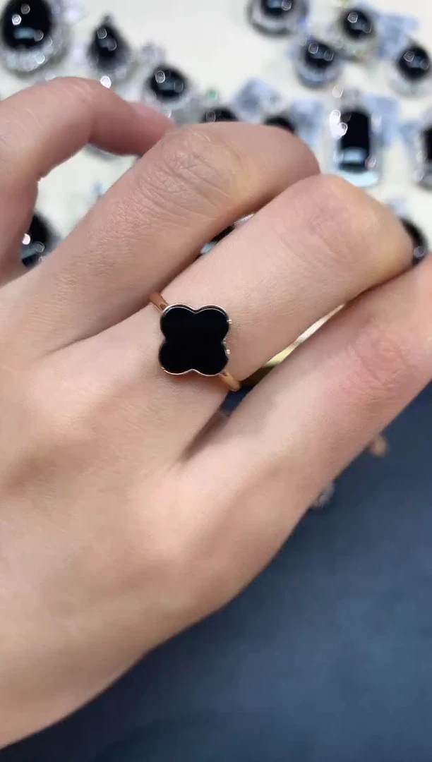 【闪购商品】翡翠戒指18K金镶嵌A402|980多样性发一件