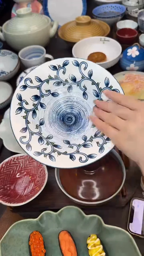 瓷（新品上新）7.25寸篮彩异形碗