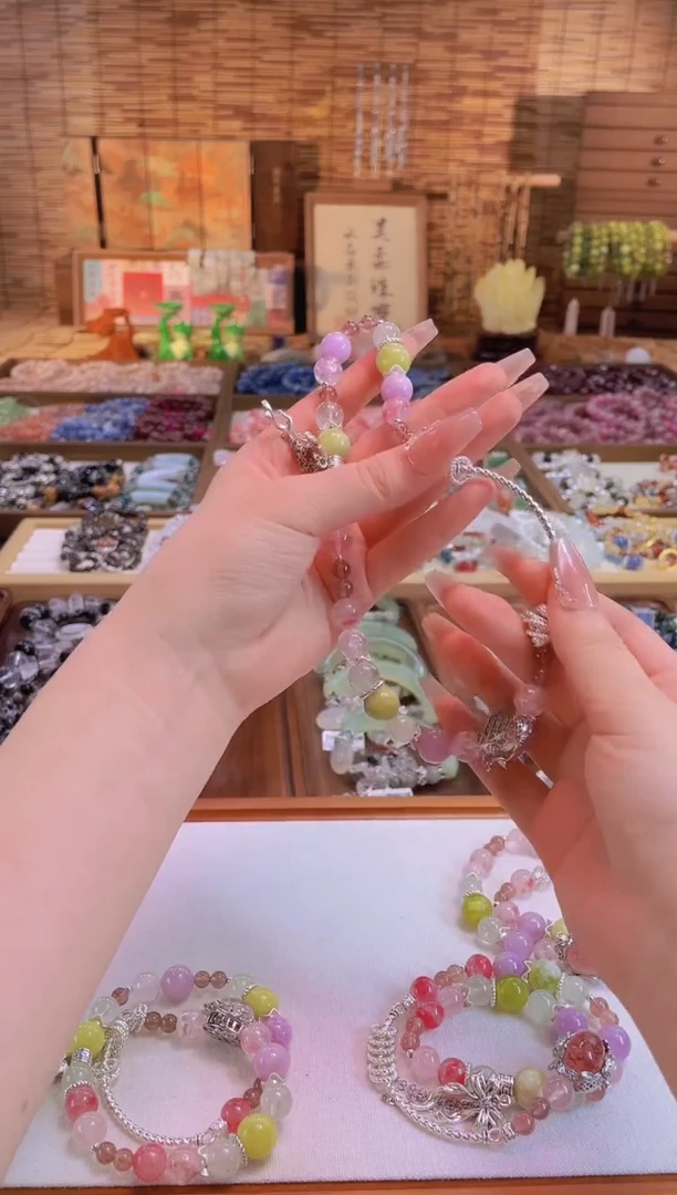 水晶手链合金cb3173cb3173